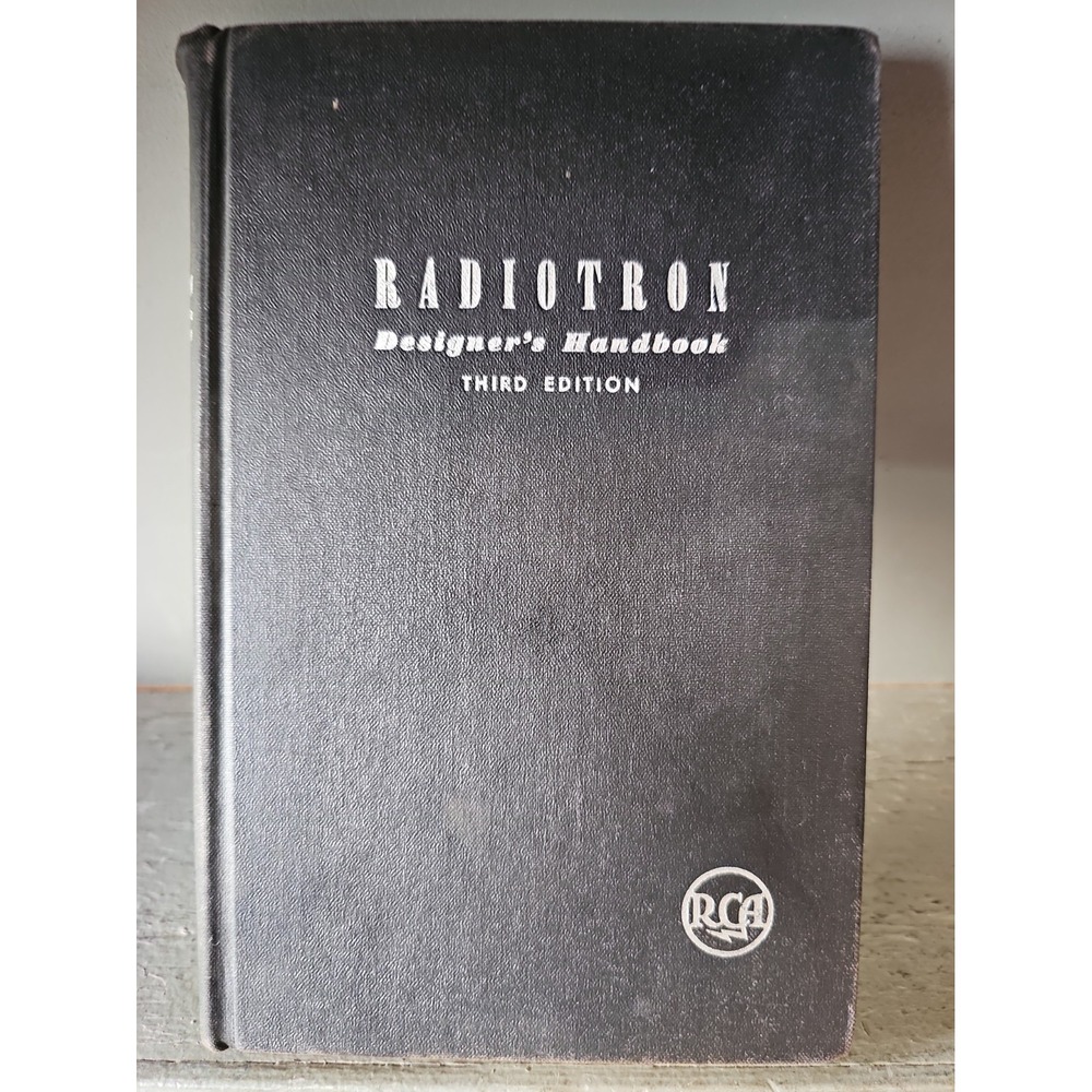 RADIOTRON DESIGNER'S HANDBOOK, Third Edition 1945, HB, Wireless Press, RCA